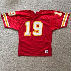 Vintage Joe Montana Kansas City Chiefs Wilson Red Youth Jersey